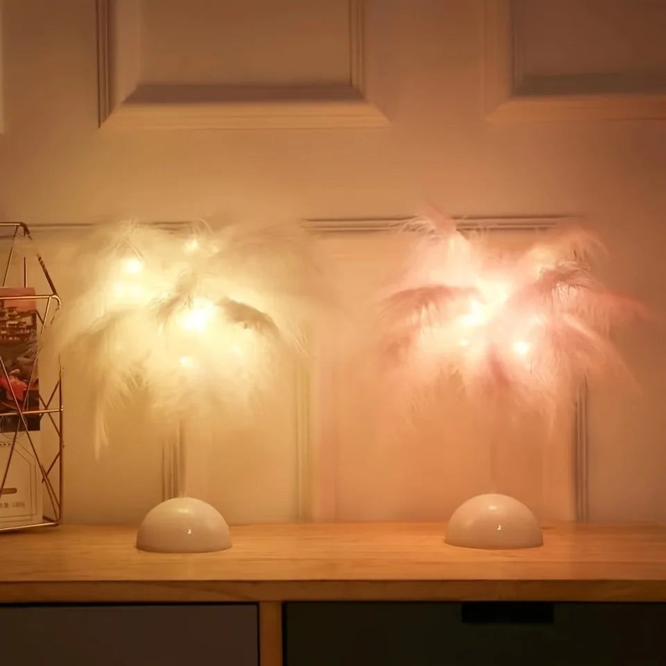 Feather Table LED Lamp