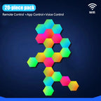 LED Hexagon Night Lights Smart Home Gaming Wall Lights