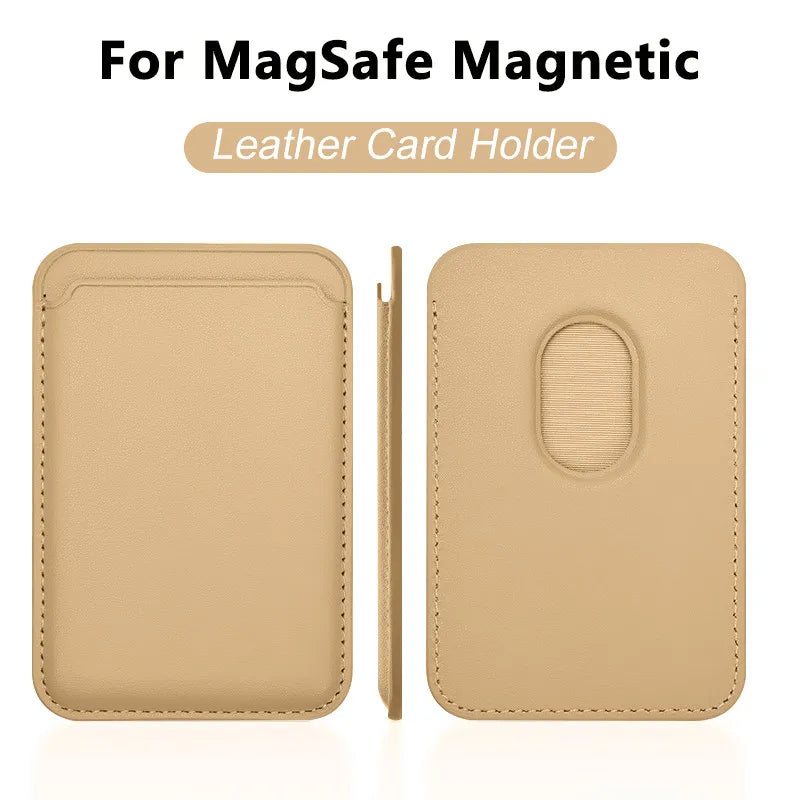 Luxury For Magsafe Magnetic Leather Wallet Case