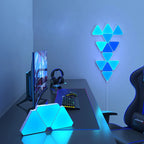 RGB Triangular Quantum Wall Lamp
