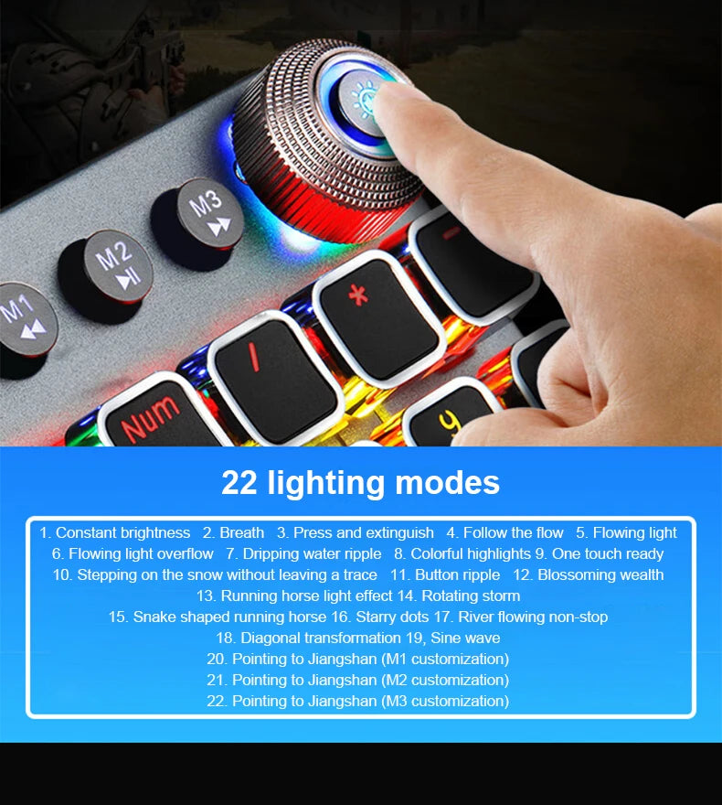 Wired 104-Key RGB Mechanical Gaming Keyboard