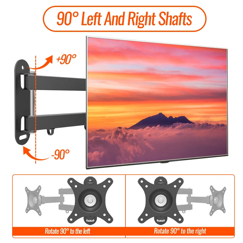 Tiltable 360° TV Wall Mount Bracket