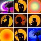 Vibrant Sunset Projection Lamp