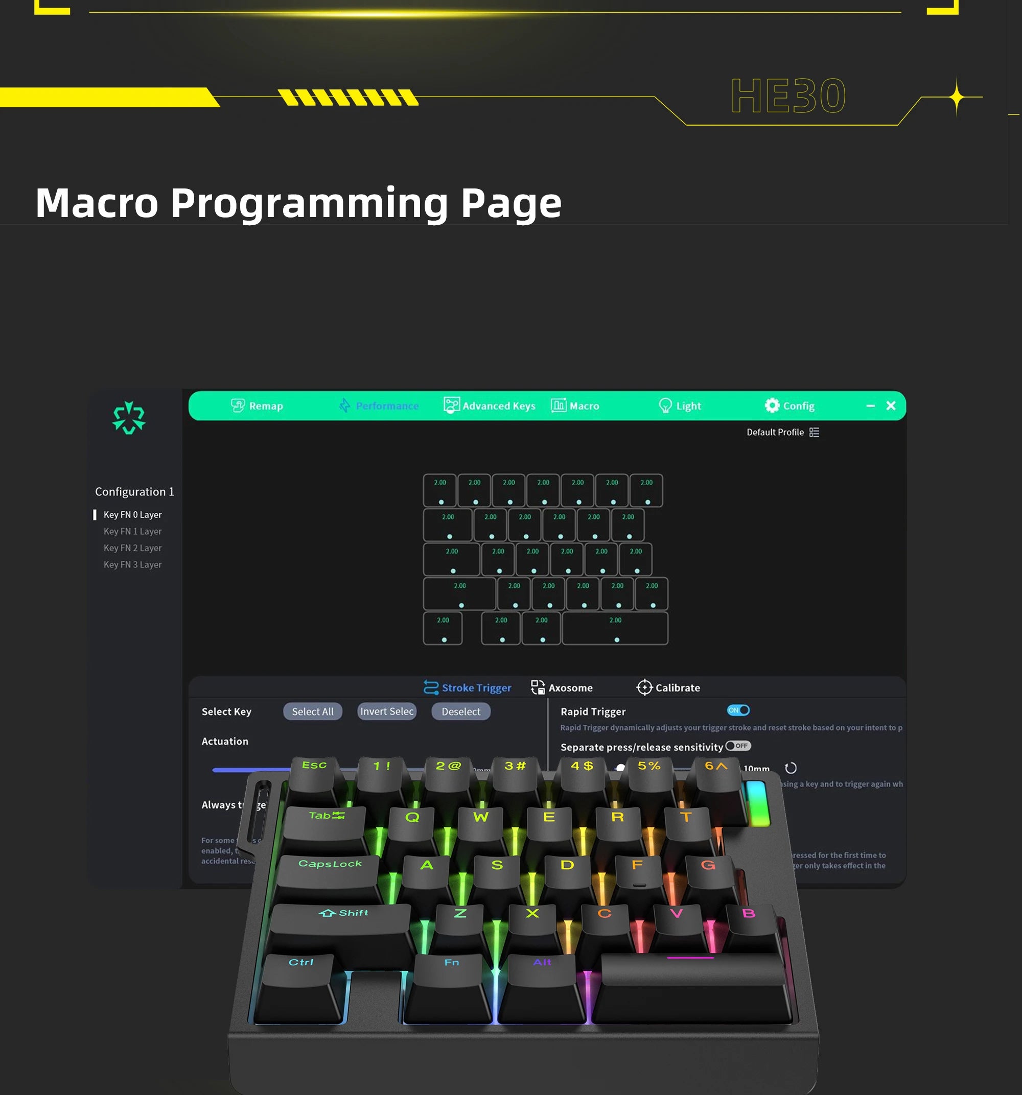 Wired Magnetic RGB E-Sports Mechanical Keyboard