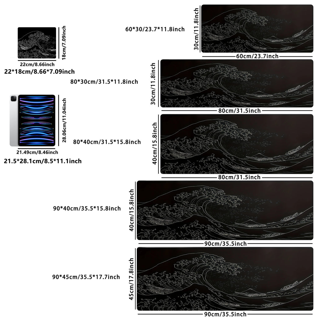 Large Extended Gaming Mouse Pad Non-Slip Mat