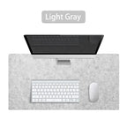 Large Wool Felt Desk Mouse Pad Protector Mat