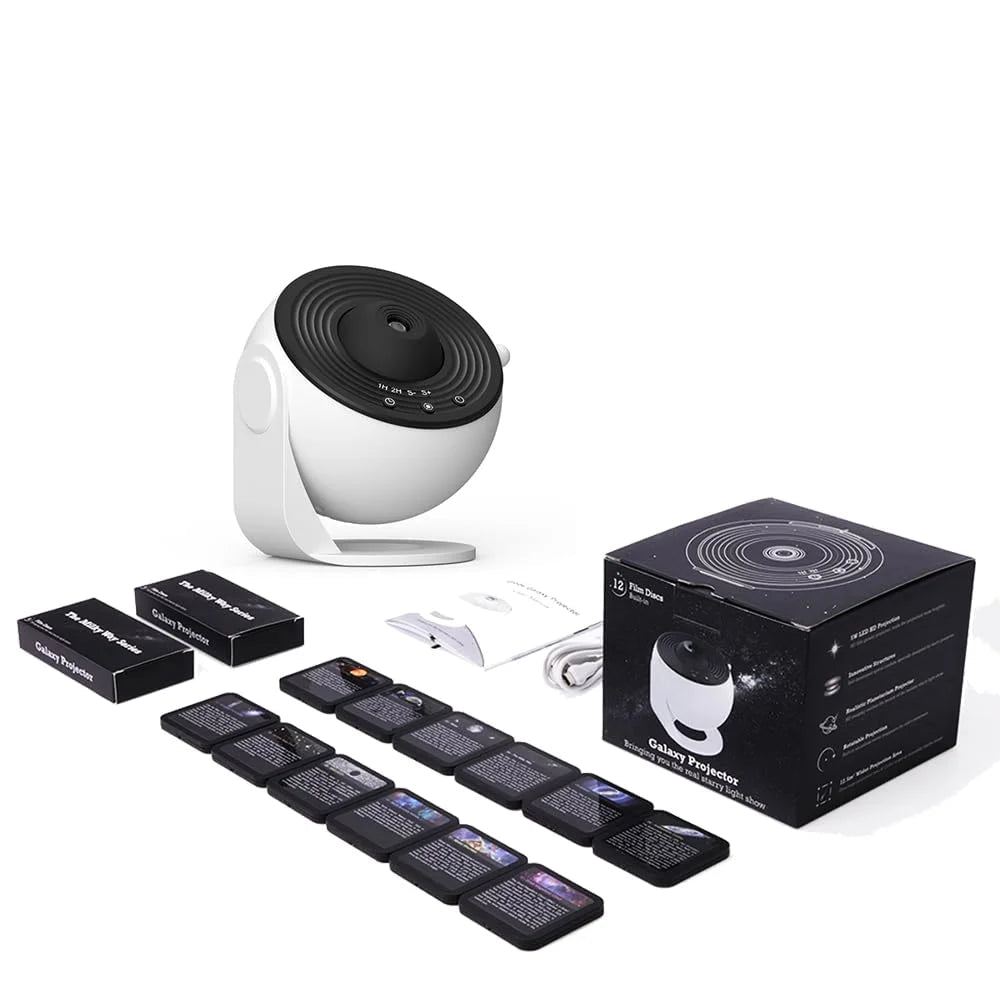 360° Rotating Galaxy Star Projector