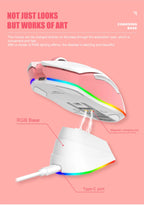 Dual Mode RGB Wireless & Wired Gaming Mouse
