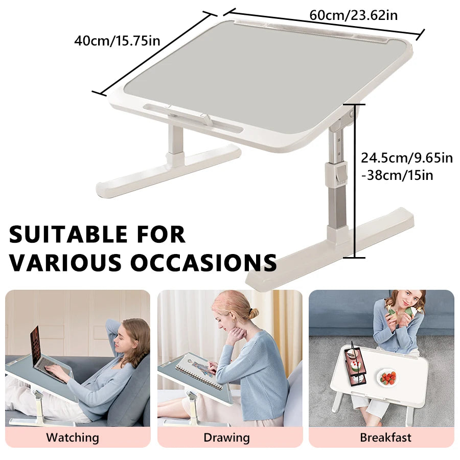 Foldable Adjustable Laptop Bed Desk