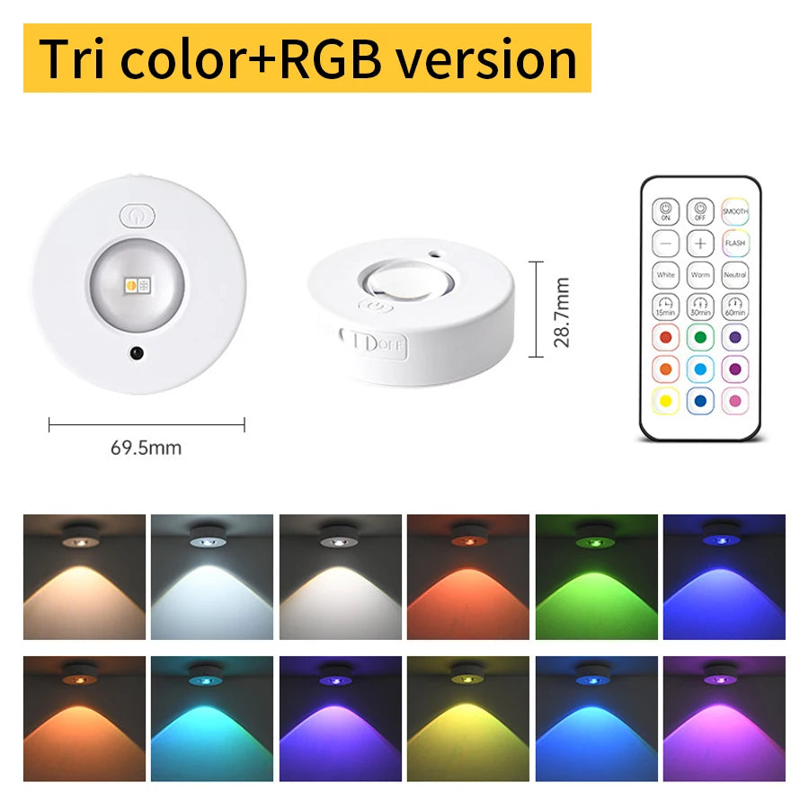 Rechargeable RGB LED Night Light