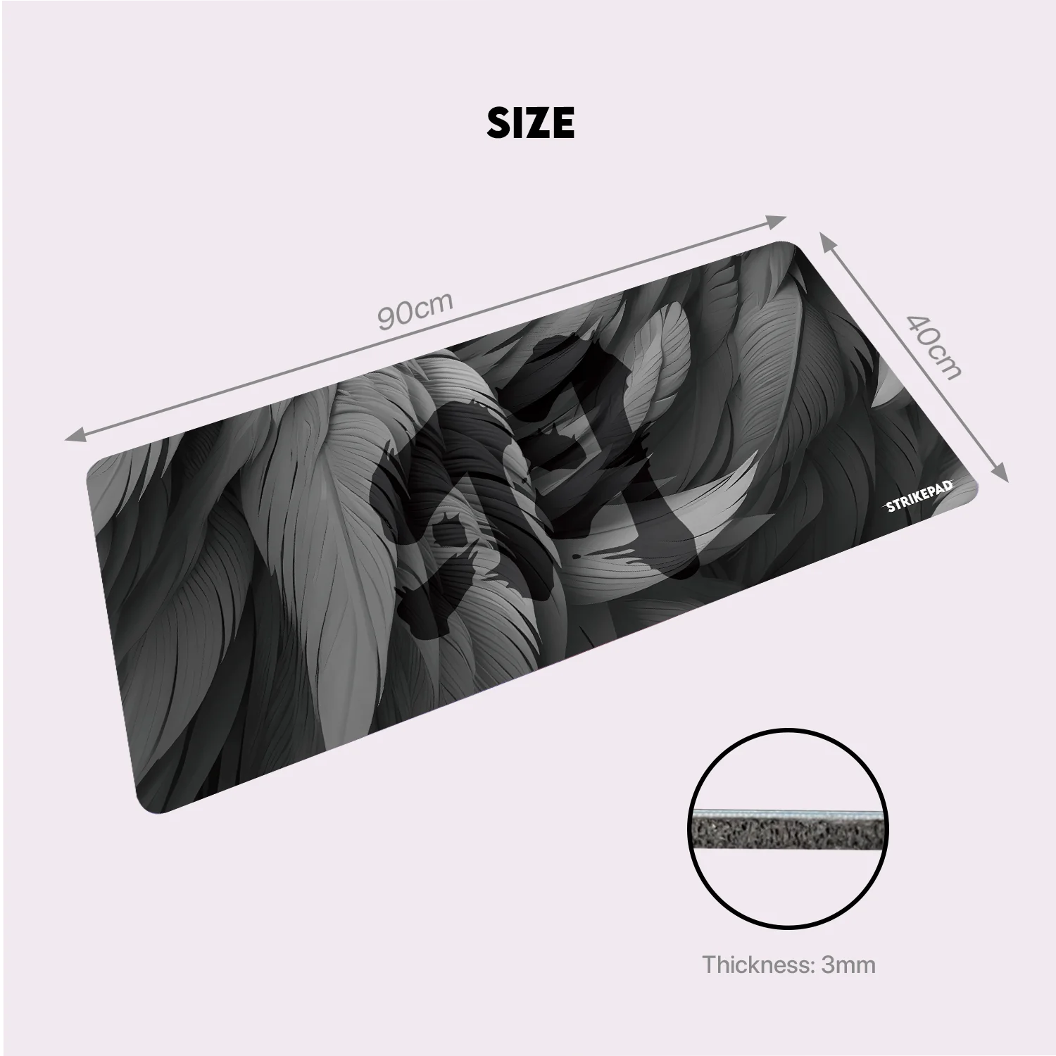 MST491 Holographic Gaming Mouse Pad Mat