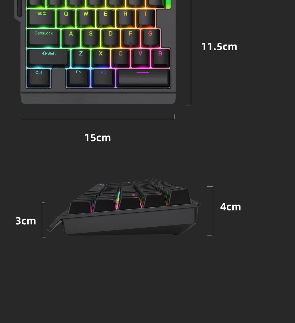 Wired Magnetic RGB E-Sports Mechanical Keyboard