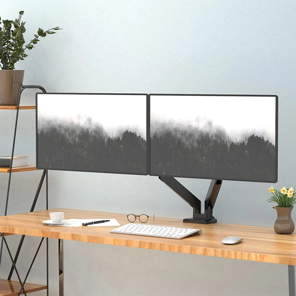 Dual Monitor Mechanical Arm Desk Mount