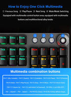 Wired 104-Key RGB Mechanical Gaming Keyboard