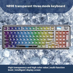 3-Mode RGB Mechanical Gaming Keyboard with Knob