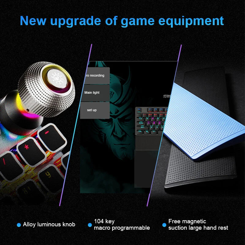 Wired 104-Key RGB Mechanical Gaming Keyboard