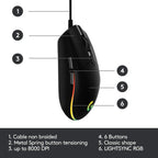Logitech G102 RGB Gaming Mouse with 6 Buttons
