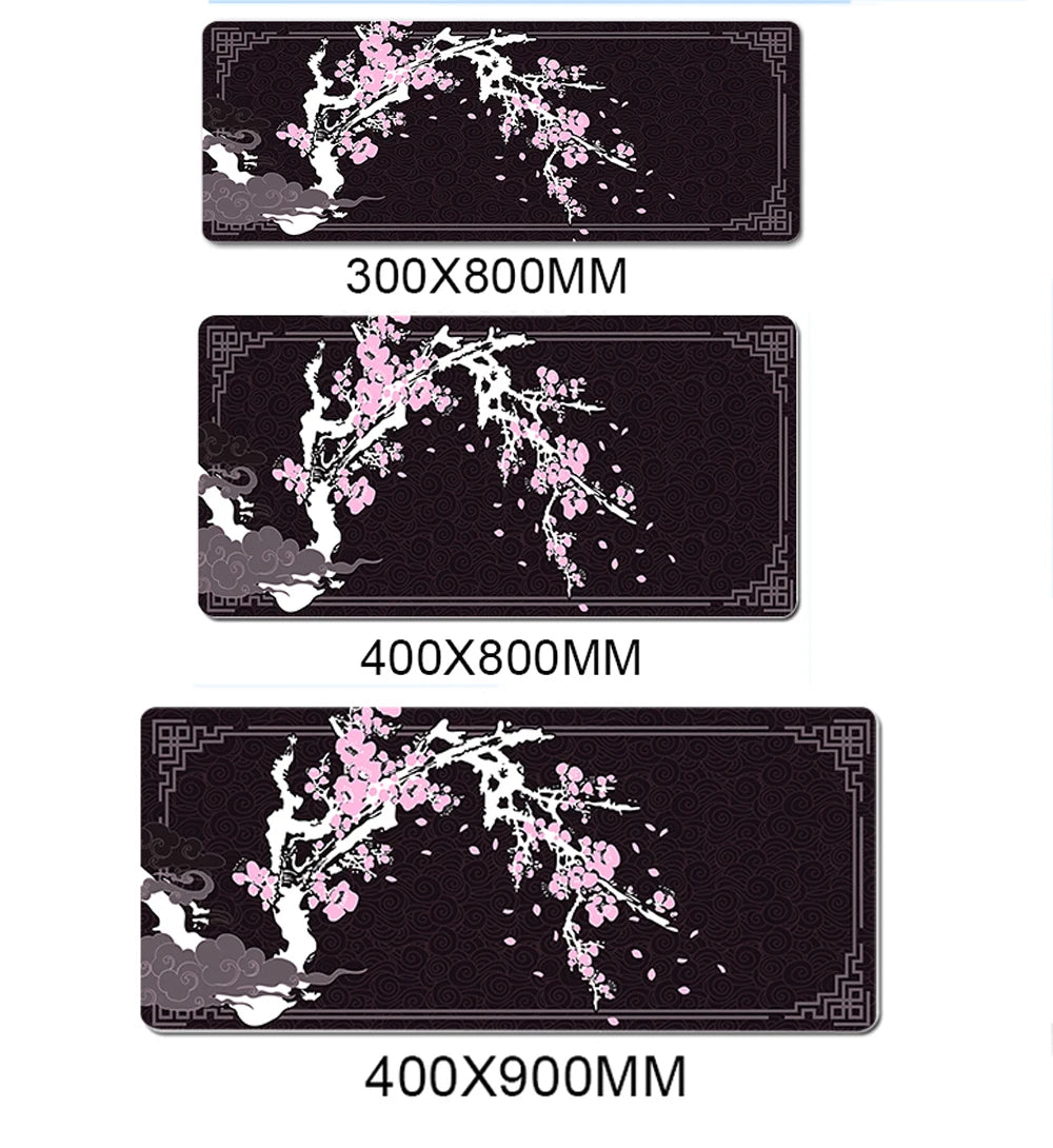 Japanese Floral XXL Gaming Mouse Pad Mat