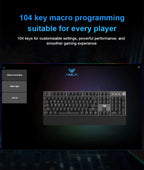 Wired 104-Key RGB Mechanical Gaming Keyboard