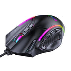 12800DPI RGB Macro Gaming Mouse with 12 Keys