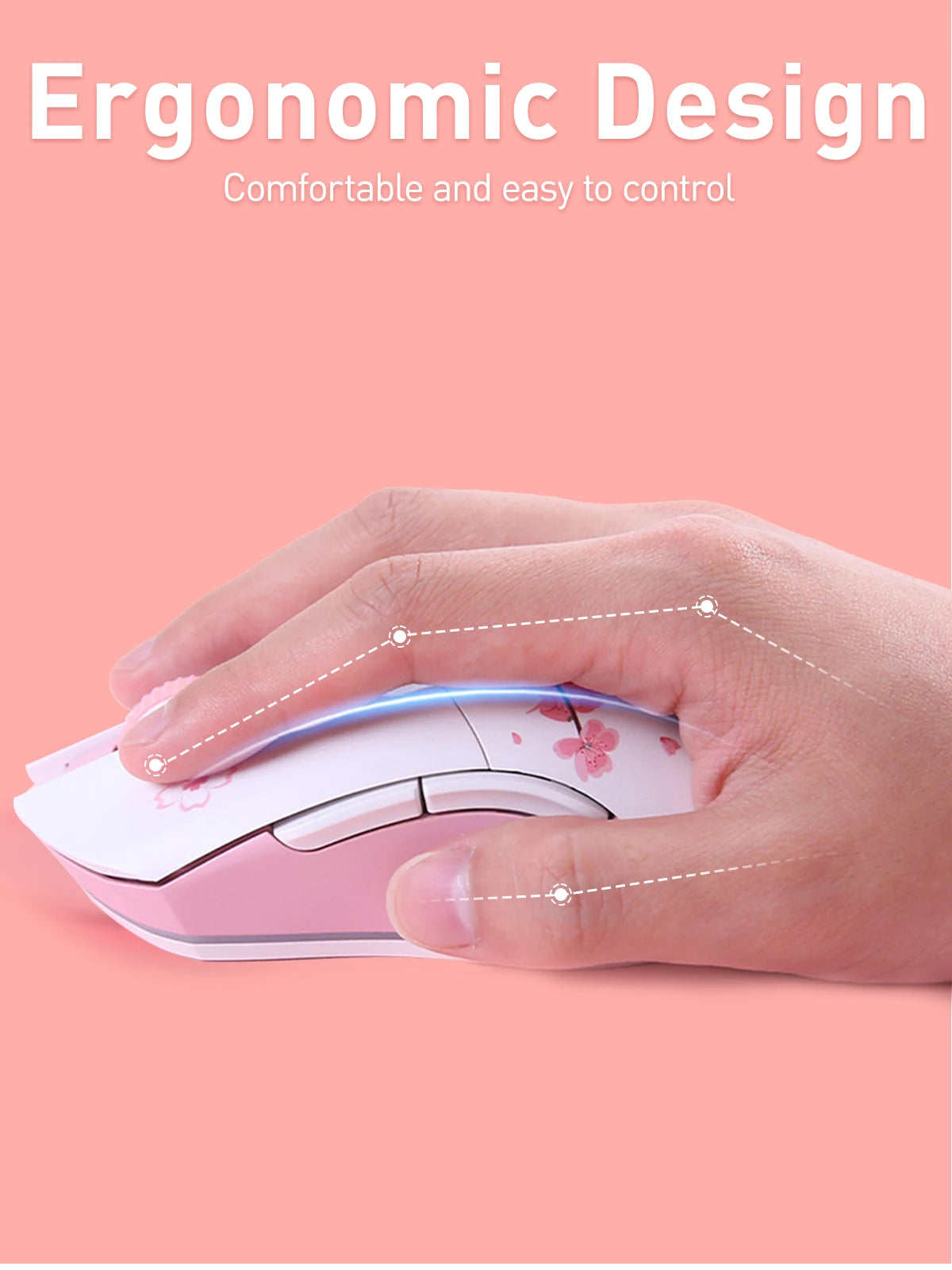 Dual Mode RGB Wireless & Wired Gaming Mouse