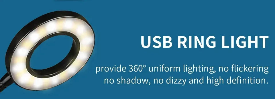 LED USB Clip-On Desk Lamp