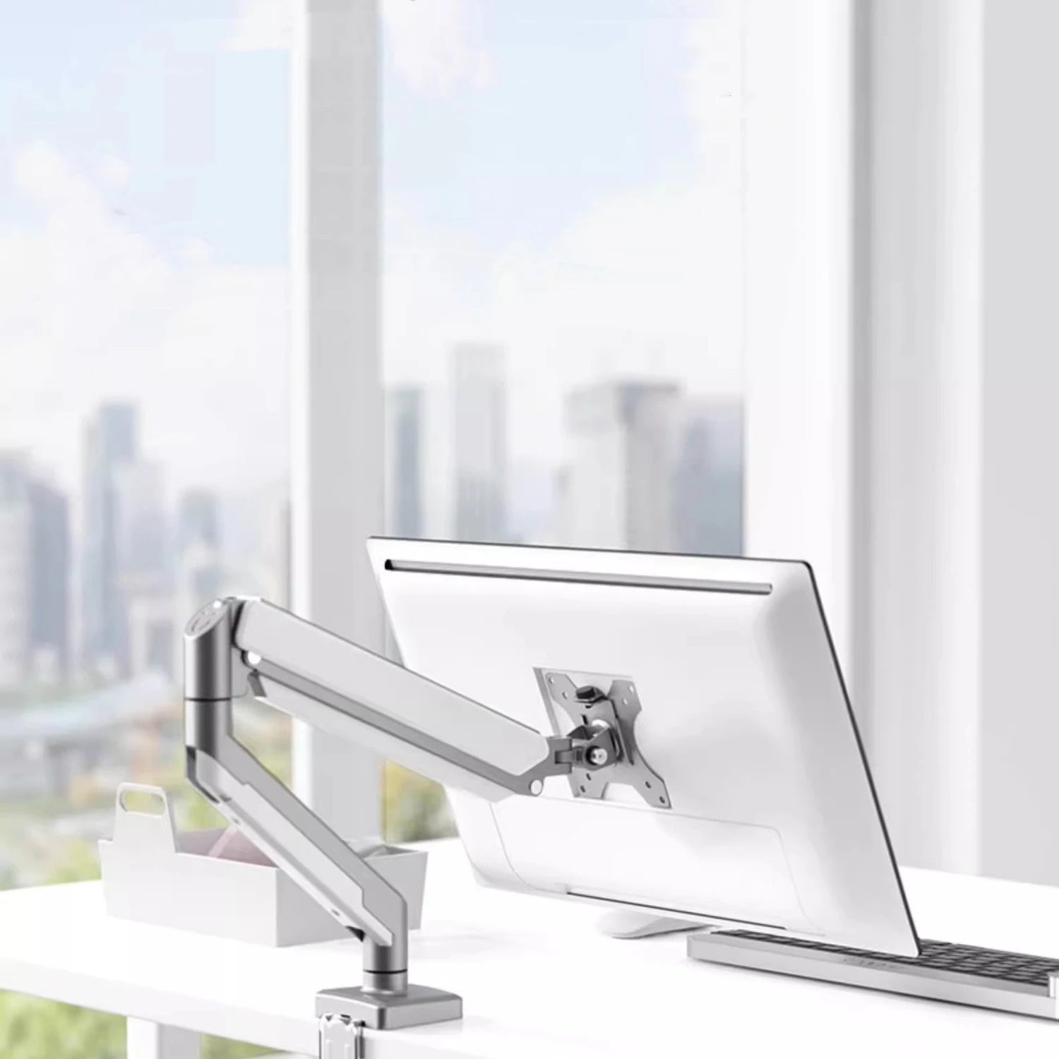 Universal Single Monitor Desk Mount
