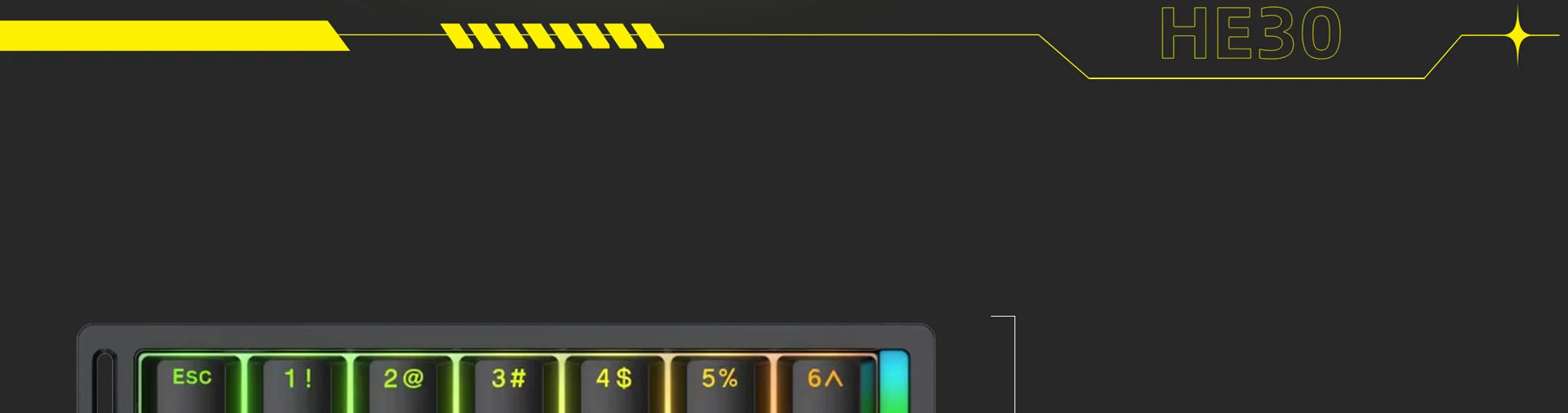 Wired Magnetic RGB E-Sports Mechanical Keyboard