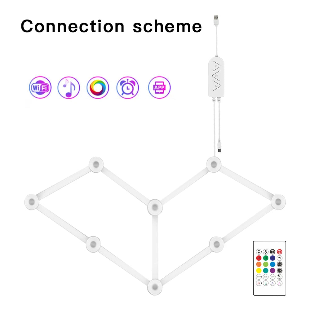 WiFi Smart RGB Wall Light Bar