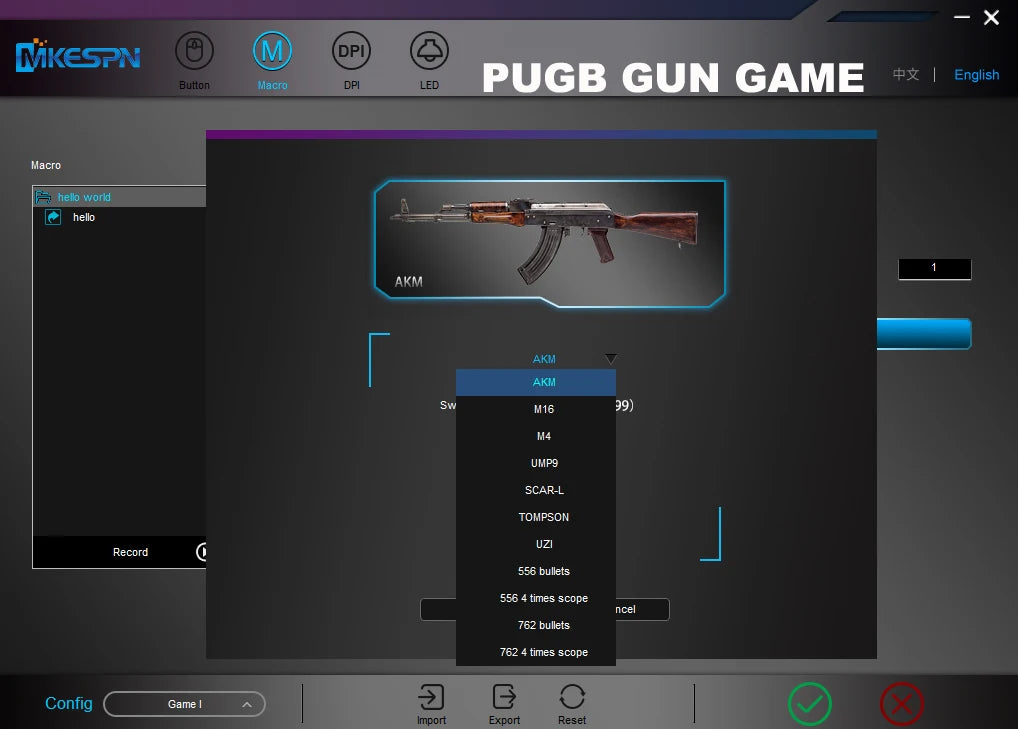 12800DPI RGB Macro Gaming Mouse with 12 Keys