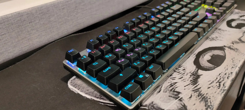 104 Keys RGB Metal Mechanical Gaming Keyboard