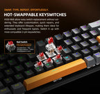 65% RGB Hot-Swappable Mechanical Gaming Keyboard