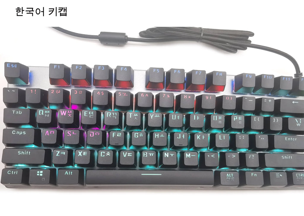 104 Keys RGB Metal Mechanical Gaming Keyboard