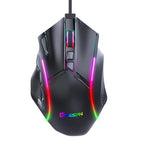 12800DPI RGB Macro Gaming Mouse with 12 Keys