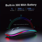 RGB Rechargeable Wireless Gaming Mouse