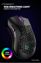 BM600 RGB Rechargeable Honeycomb Gaming Mouse