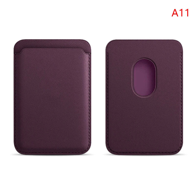 Luxury For Magsafe Magnetic Leather Wallet Case