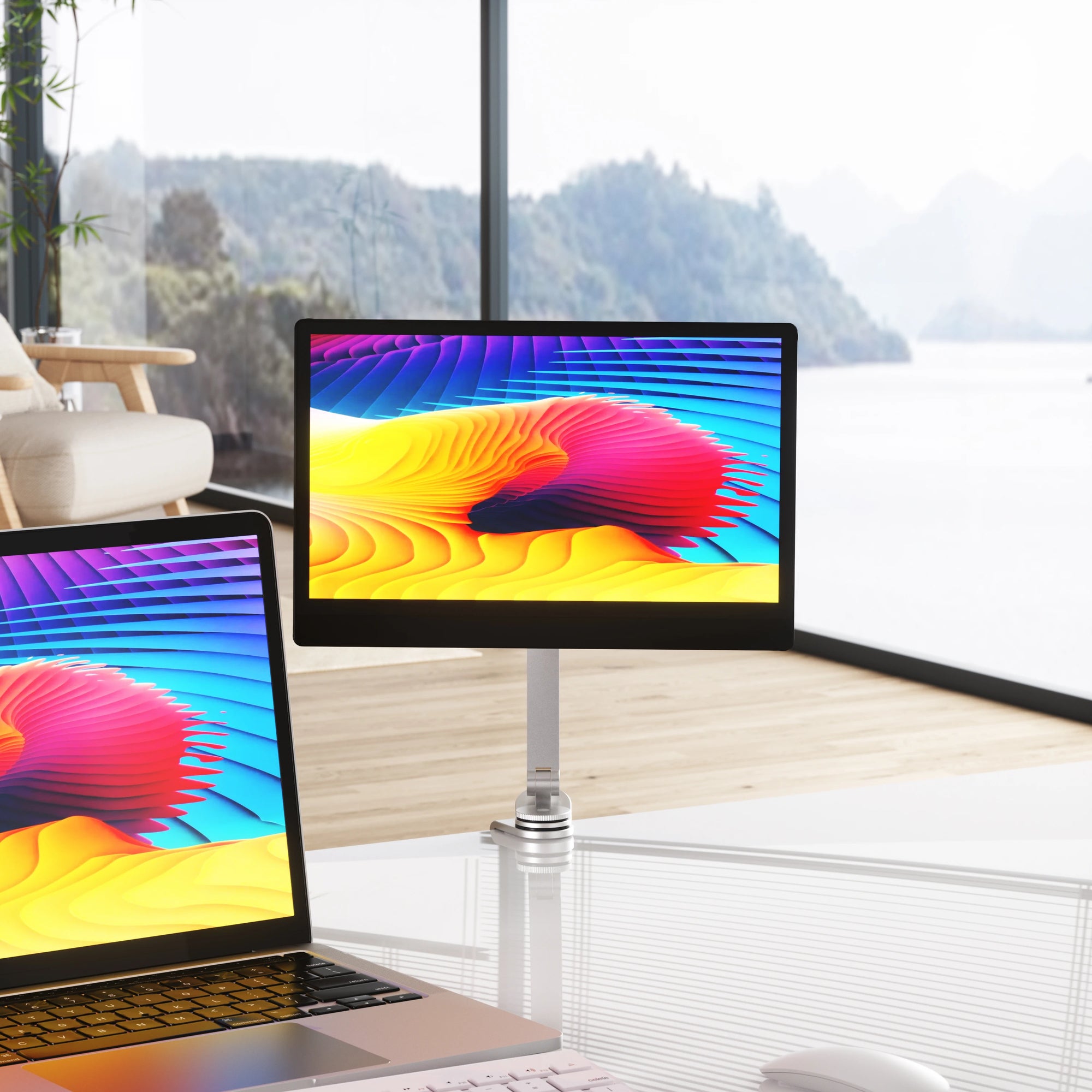 Long Arm Tablet & Monitor Stand Mount