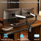 Dual Monitor Mechanical Arm Desk Mount