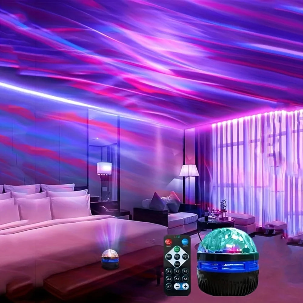 USB 360° Rotating Galaxy Projector Lamp