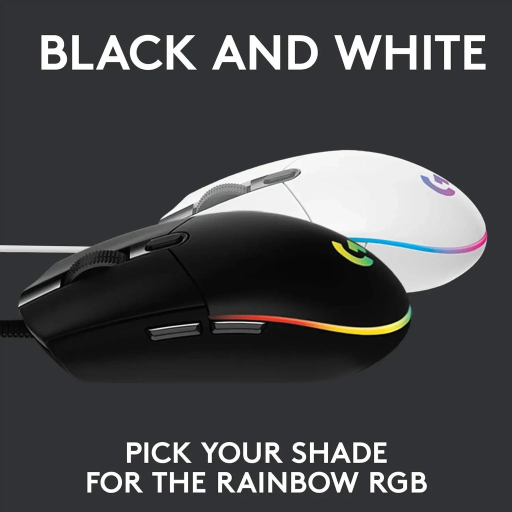 Logitech G102 RGB Gaming Mouse with 6 Buttons