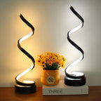 Spiral LED Dimmable Table Lamp